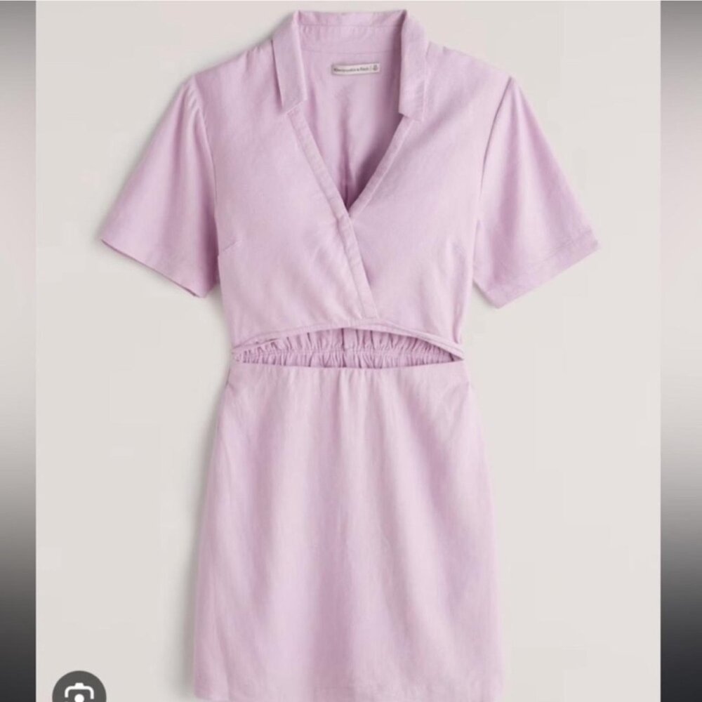Abercrombie & Fitch Women's Lilac Dress Size Large